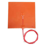 200*200mm 110V/220V 200W Silicone Heated Bed Heating Pad w/ Thermistor For 3D Printer