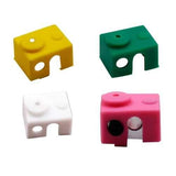 White/Pink/Yellow/Green Universal Hotend Block Insulation Sock Silicone Case For 3D Printer