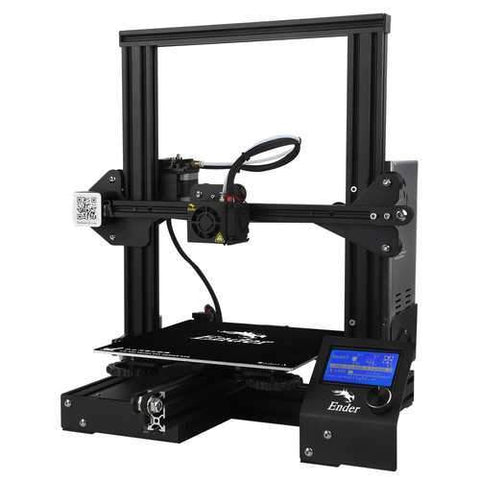 Creality 3D?&reg; Ender-3 Prusa I3 DIY 3D Printer Kit 220x220x250mm Printing Size With Power Resume Function/V-Slot with POM Wheel/1.75mm 0.4mm Nozzle