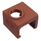 MK10 Coffee Color Silicone Protective Case For Heating Aluminum Block 3D Printer Part Hot End