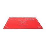 Red Color 12/24V 214*214*1.6mm MK2B Heated Bed Platform for 3D Printer