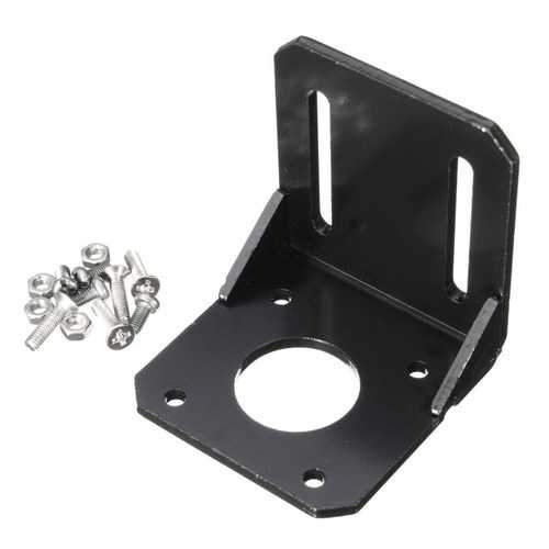 42MM NEMA17 Stepper Motor Alloy Steel Mounting Bracket With 5x5x5cm Screws For 3D Printer