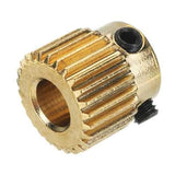 JGAURORA?&reg; 26 Teeth 5mm Brass Extrusion Wheel Gear For 3D Printer