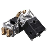 3D Printer Part Ultimaker UM2 Aluminum Alloy Dual Heads Extruder Kit For 0.4mm 1.75/3mm Nozzle