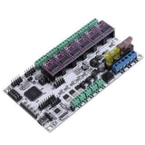 Rumba Plus 12V Upgraded Integrated Mainboard Control Board Support 3 Print Heads With 6pcs DRV8825 Stepper Driver For 3D Printer