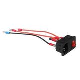 220V/110V 15A Short Circuit Protection Safety Power Switch Socket Module With Fuse Switch For 3D Printer