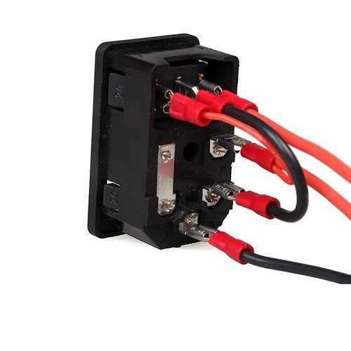 220V/110V 15A Short Circuit Protection Safety Power Switch Socket Module With Fuse Switch For 3D Printer