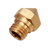 M7 Screw Thread 0.4/0.6/0.8/1.0mm 1.75mm MK10 Copper Nozzle With Number Lettering