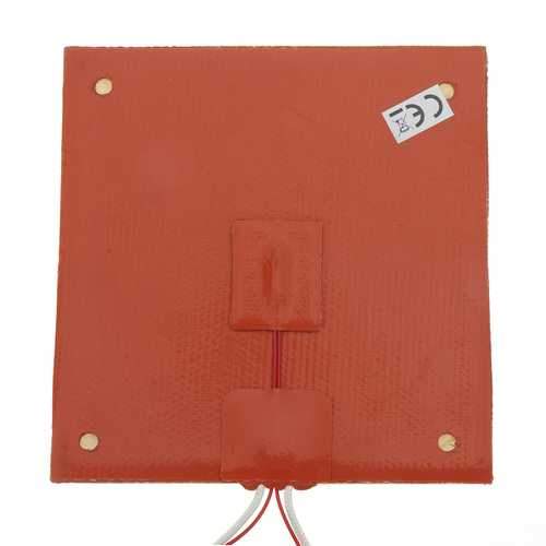 120x120mm 120v/220v 120W Silicone Heated Bed Heating Pad With Hole For 3D Printer