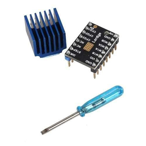 Lerdge?&reg; Super Silent TMC2100 Stepper Motor Driver Module 256 Subdivision With New Heatsink&Screwdriver Kit For 3D Printer