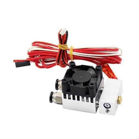 2 In 1 Out Single Head Double Color Extruder with Cooling Fan for 3D Printer 0.4mm 1.75mm Nozzle