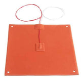 200x200mm 120v/220v 200W Silicone Heated Bed Heating Pad With Hole For 3D Printer