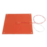 200x200mm 120v/220v 200W Silicone Heated Bed Heating Pad With Hole For 3D Printer