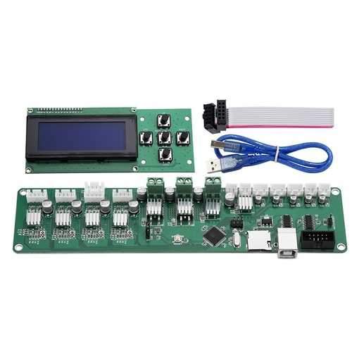 Melzi 2.0 1284P PCB Board IC ATMEGA1284P + 2004 LCD Keypad Display For Tronxy 3D Printer Mainboard