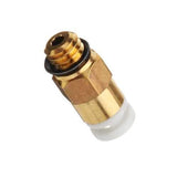 Creality 3D?&reg; M6 Thread Nozzle Brass Pneumatic Connector Quick Joint For 3D Printer Remote Extruder