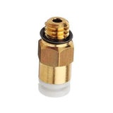 Creality 3D?&reg; M6 Thread Nozzle Brass Pneumatic Connector Quick Joint For 3D Printer Remote Extruder