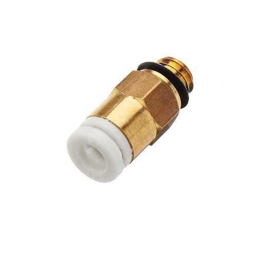 Creality 3D?&reg; M6 Thread Nozzle Brass Pneumatic Connector Quick Joint For 3D Printer Remote Extruder