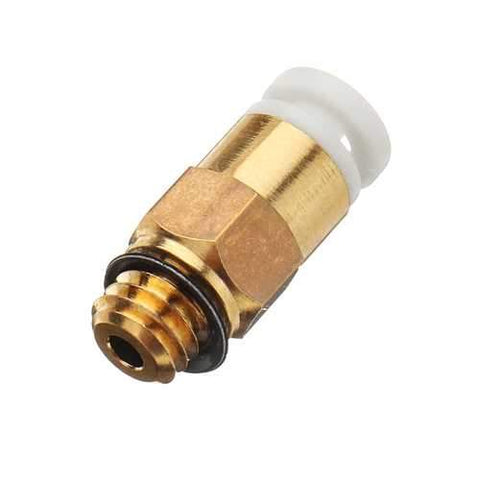 Creality 3D?&reg; M6 Thread Nozzle Brass Pneumatic Connector Quick Joint For 3D Printer Remote Extruder