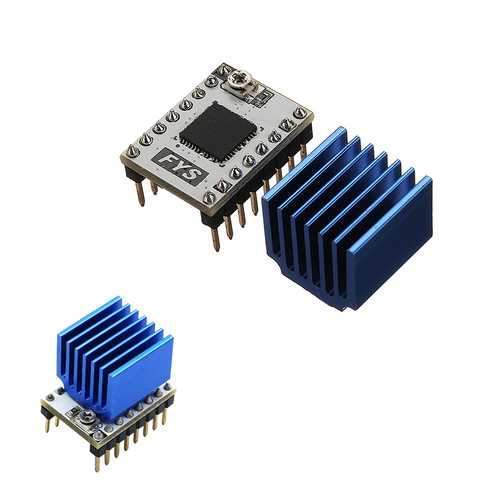 4A 50V 3D Printer Stepstick S109 Stepper Motor Driver with Heatsink for 57 Stepper Motor/Pololu Pin