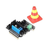 Lerdge?&reg; Dual Extruder Module 2 in 1 Out/2 in2 Out Module With LV8729 Stepper Motor Driver For 3D Printer LERDGE-S Board