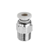 Creality 3D?&reg; Silver 1/8 Teeth Thread Nozzle Quick Direct Pneumatic Connector For 3D Printer