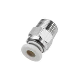 Creality 3D?&reg; Silver 1/8 Teeth Thread Nozzle Quick Direct Pneumatic Connector For 3D Printer