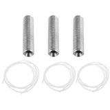 3Pcs/Pack M6 1.75mm Filament Nozzle Throat with Teflon Tube for 3D Printer