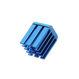 20PCS Blue TMC2100 Stepper Motor Driver Cooling Heatsink With Back Glue For 3D Printer