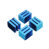 20PCS Blue TMC2100 Stepper Motor Driver Cooling Heatsink With Back Glue For 3D Printer