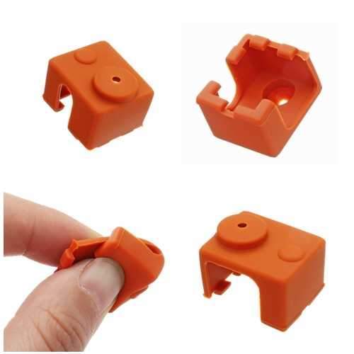 Hotend Silicone Case Insulation Sock For V6 PT100 Aluminum Block 3D Printer Part