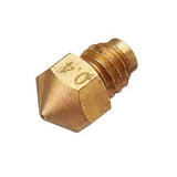 M5 Screw Thread 0.4mm V6 Brass Nozzle for 3D Printer 1.75mm Filament