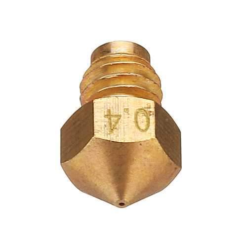 M5 Screw Thread 0.4mm V6 Brass Nozzle for 3D Printer 1.75mm Filament