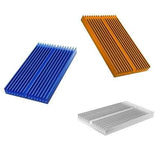 100*60*10mm Aluminum PCB Heatsink Cooler Radiator For DLP UV 3D Printer LED Electronic Integrated Circuit