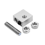 MK8 Aluminum Heating Block + 1.75mm 0.2/0.3/0.4/0.5/0.8mm Nozzle + M6*30mm Throat Kit For 3D Printer Part