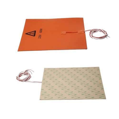 300x300mm 220V 600W Silicone Heated Bed Heating Pad For Creality CR-10 3D Printer