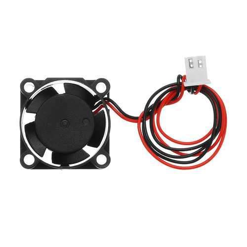 12V 25*25*10mm 2510 Cooling Fan with 2Pin Cable for 3D Printer