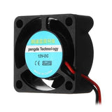 12V 25*25*10mm 2510 Cooling Fan with 2Pin Cable for 3D Printer