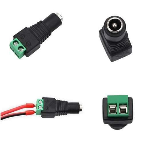 Power DC to Female Turning Terminals Solderless Head Plug 12V Power Interface Report For Boost LED Driver 3D Printer Accessories