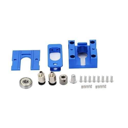 Blue DIY Reprap Bulldog All-metal 1.75mm Extruder Compatible J-head MK8 Extruder Remote Proximity For 3D Printer Parts