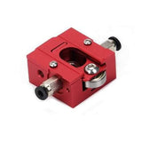 Red DIY Reprap Bulldog All-metal 1.75mm Extruder Compatible J-head MK8 Extruder Remote Proximity For 3D Printer Parts