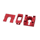 Red DIY Reprap Bulldog All-metal 1.75mm Extruder Compatible J-head MK8 Extruder Remote Proximity For 3D Printer Parts