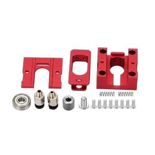 Red DIY Reprap Bulldog All-metal 1.75mm Extruder Compatible J-head MK8 Extruder Remote Proximity For 3D Printer Parts