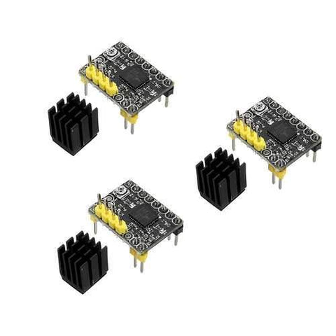 3Pcs/Pack BIQU TMC2130 Stepper Motor Driver Module with Black Heat Sink 3D Printer Part