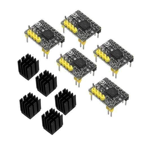 5Pcs/Pack BIQU TMC2130 Stepper Motor Driver Module with Black Heat Sink 3D Printer Part