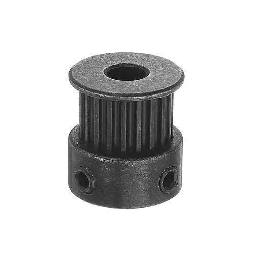 Creality 3D?&reg; Black 2GT-20 Teeth Aluminum Timing Pulley Wheel 5mm Inner For Ender-3 3D Printer