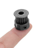 Creality 3D?&reg; Black 2GT-20 Teeth Aluminum Timing Pulley Wheel 5mm Inner For Ender-3 3D Printer