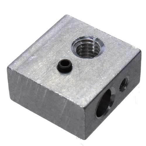 MK7/MK8 20*20*10mm Aluminum Heating Block For 3D Printer