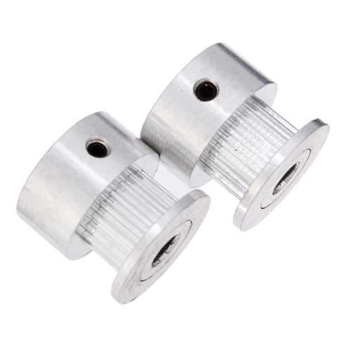 2Pcs 2GT-20 Teeth Timing Pulley Wheel 5mm 8mm Inner For 3D Printer